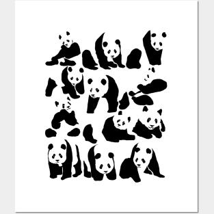 Panda Characters Posters and Art